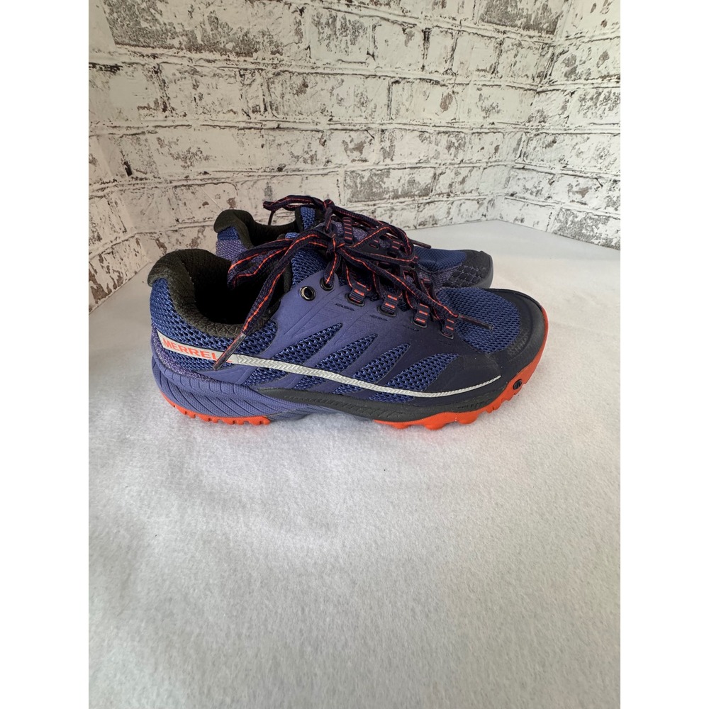 Merrell Surf the Web‎ J36882 Womens Trail Running Shoes Blue Orange Size 7